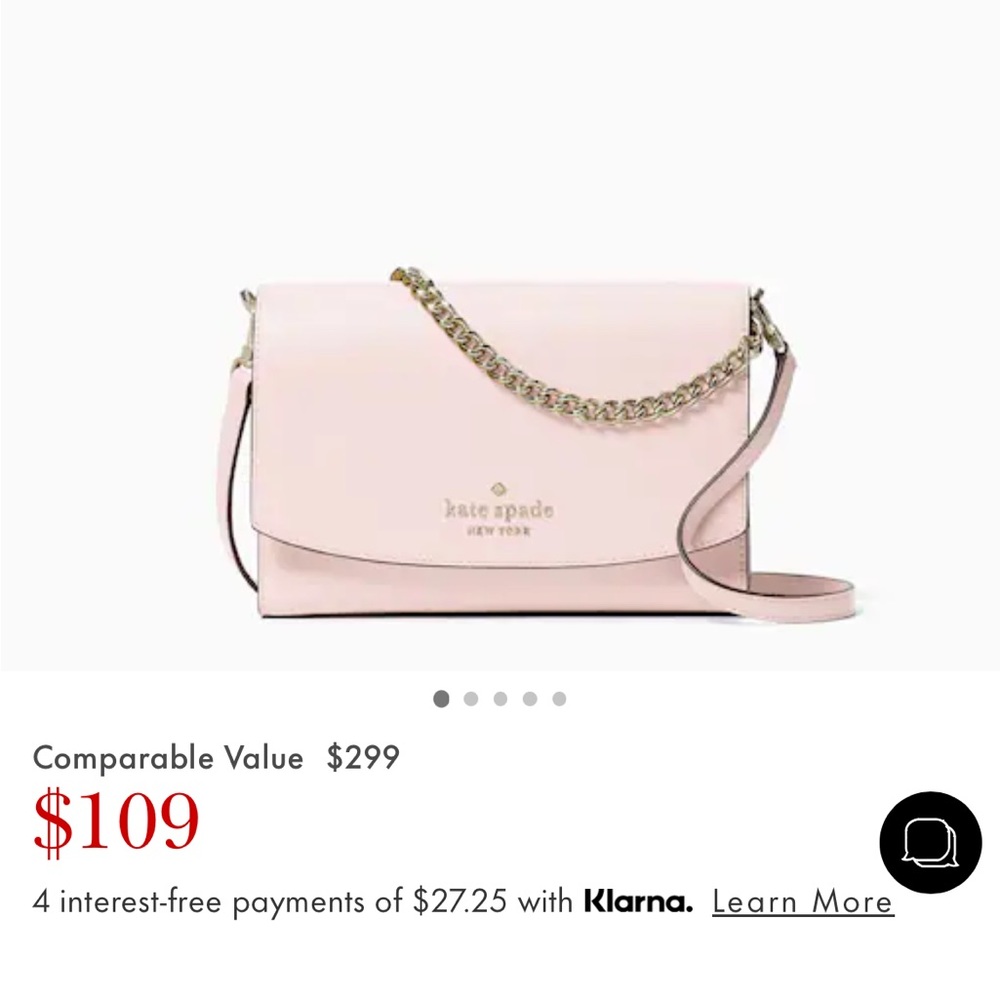 Kate Spade Crossbody, pink purse.